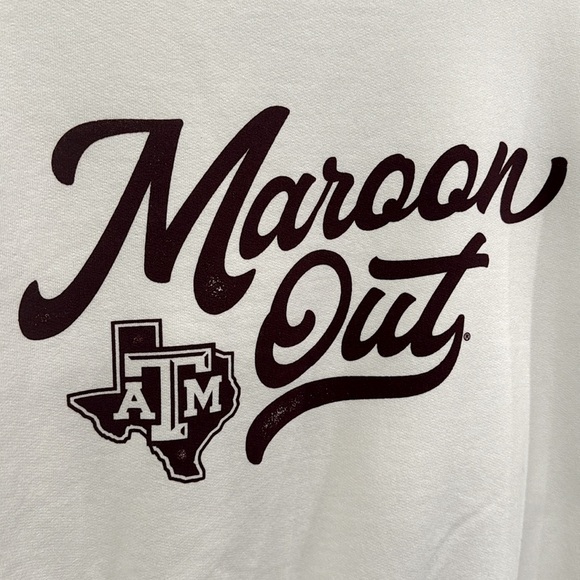 TEXAS A&M Sweatshirt/ MAROON OUT (size small) - Picture 2 of 4